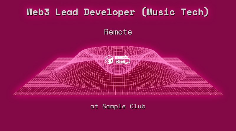 Web3 Lead PHP Developer (Music Tech)  Remote at Sample Club