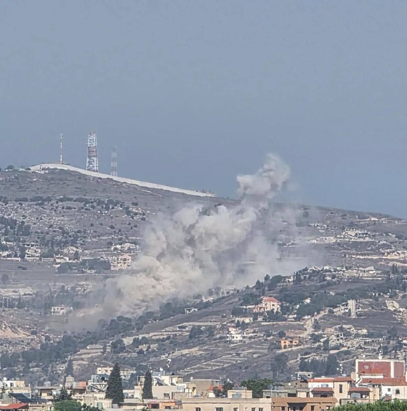 🚨تفجير في بلدة حولا