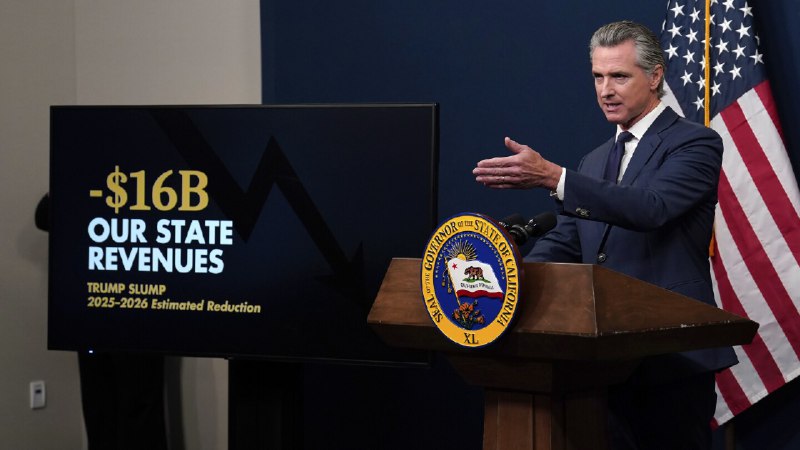 California governor outlines $12 billion deficit and freeze on immigrant health program access