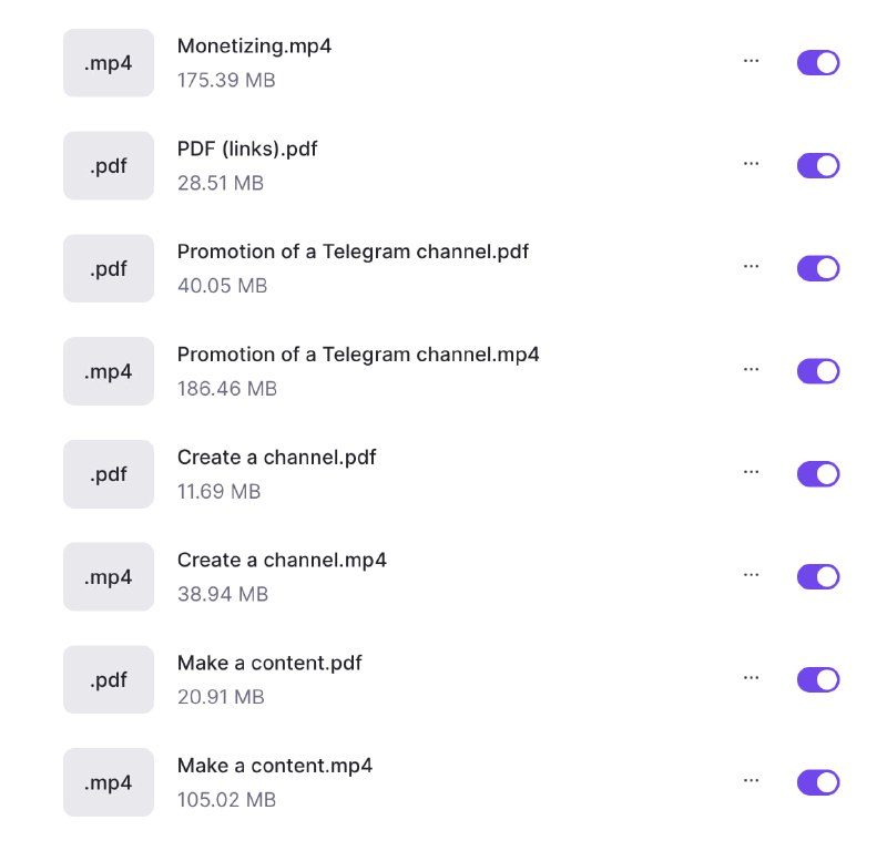 ⭐️ If you earn less than $1000 from your Telegram channel,⭐ If you can't promote and monetize your channel effectively,⭐️ If you want to create a Telegram channel but don't know how,👉 Grab my guideAfter purchase, you will receive video and PDF materials that teach you how to create, promote, monetize, and make content.