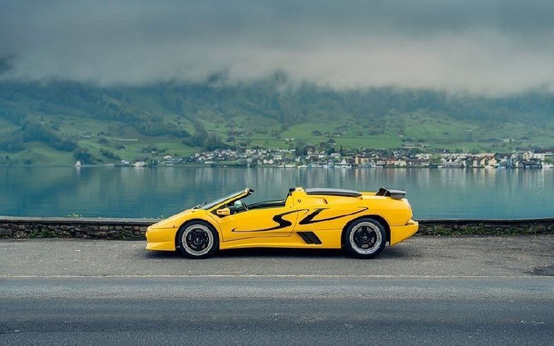 Единственный в мире родстер Lamborghini Diablo SV ‘1998 7