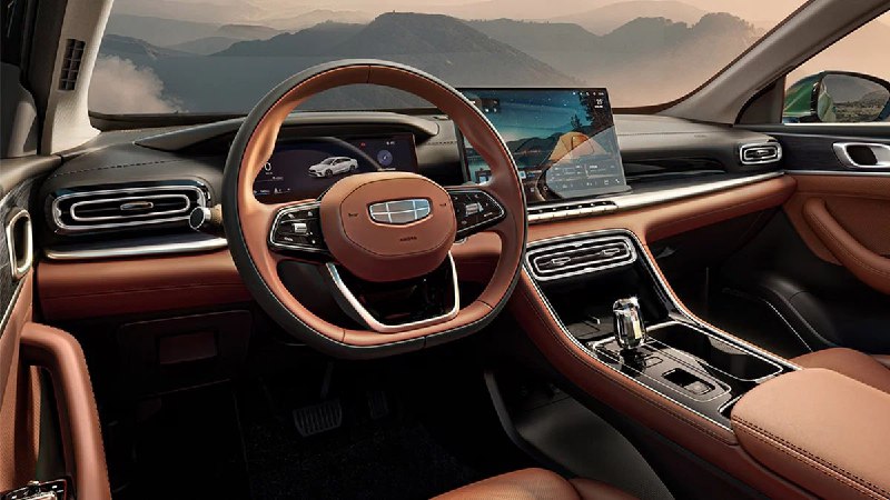 Geely показала интерьер нового Emgrand 3