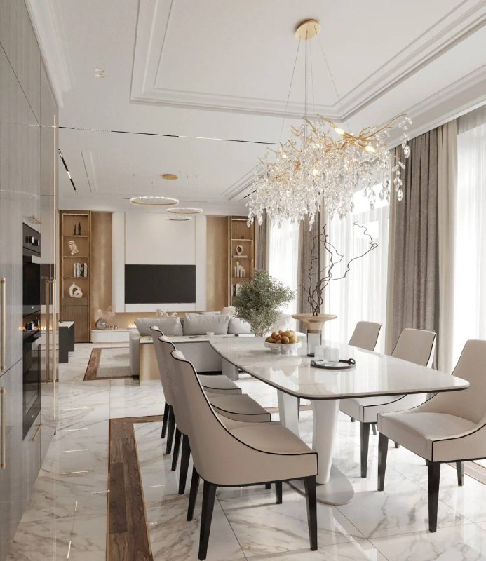 Проект кухни-гостиной в Москве в классическом стиле. Сохраните? Дизайнер Елена Савинова - изображение 7 - проект, кухни, гостиной