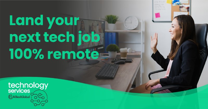 IT Job Openings 100% remote - Land your next tech job today