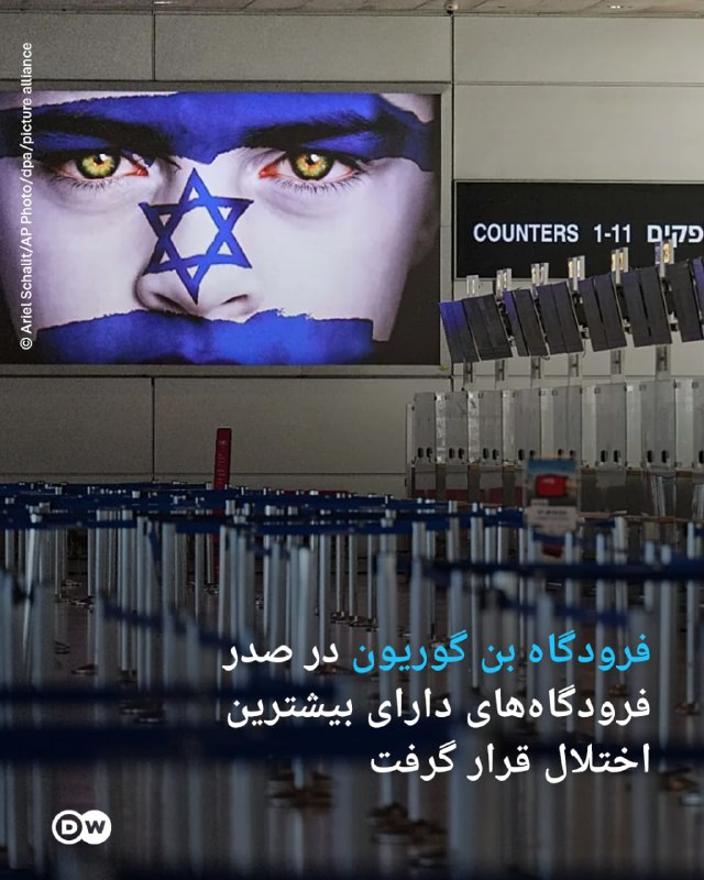 🔶 נמל התעופה בן גוריון היה בראש שדות התעופה עם הכי הרבה שיבושים