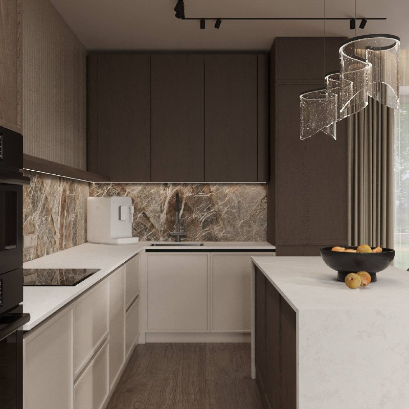 Проект современного дома в тёплой эстетике интерьер, который отражает гармонию уюта и функциональность. Пространство выполнено в сдержанной природн... - изображение 4 - пространство, создают, проект