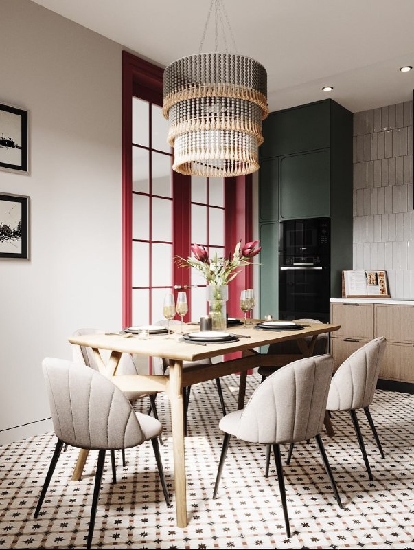 Интерьер стильной и уютной кухни площадью 14,5 квадратных метра. Автор проекта Ольга Чурикова. - изображение 3 - интерьер, стильной, уютной