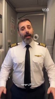 The Jordanian content creator "Abu Al-Sadiq" mocks the plane crash scenario "Fly in Dubai".