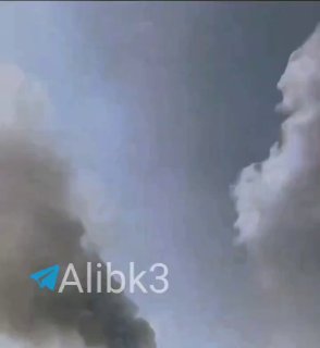 Heavy stacks of smoke rise from the Al-Ghor oil field.