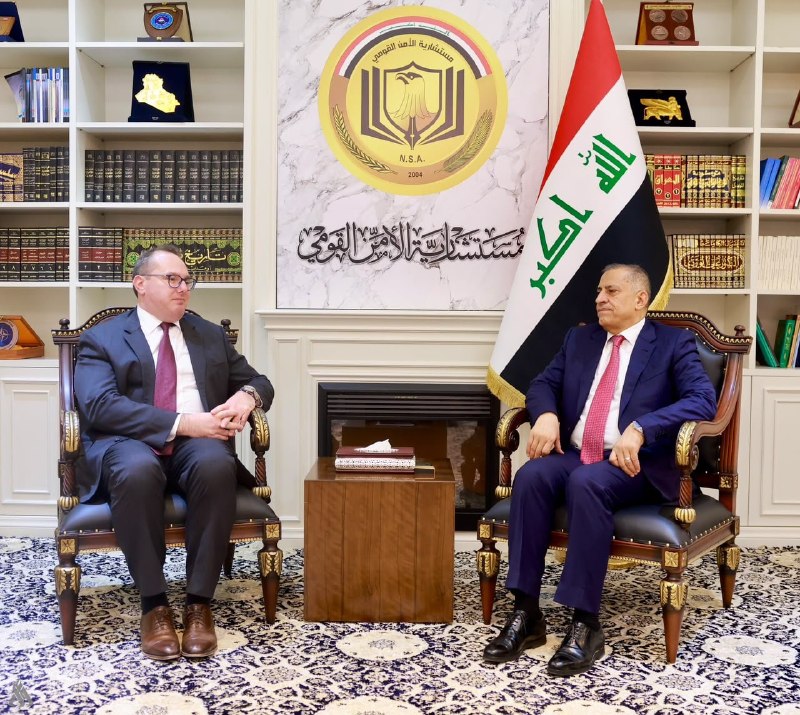 تحولات جهان اسلام: #عراق #آمریکا🔰تأکید عراق بر انحصار سلاح در دست دولت در دیدار با کاردار آمریکا🔹«قاسم العبودی» مشاور امنیت ملی عراق در دید