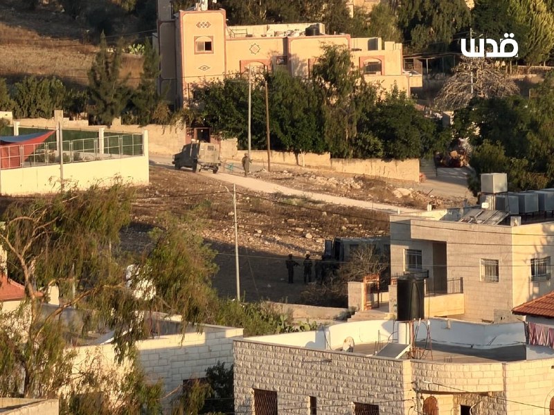 כוחות הכיבוש התאספו סביב ביתה של משפחת שיח' פארוק רמדאן שנהרגה בכפר טל, מדרום-מערב לשכם.