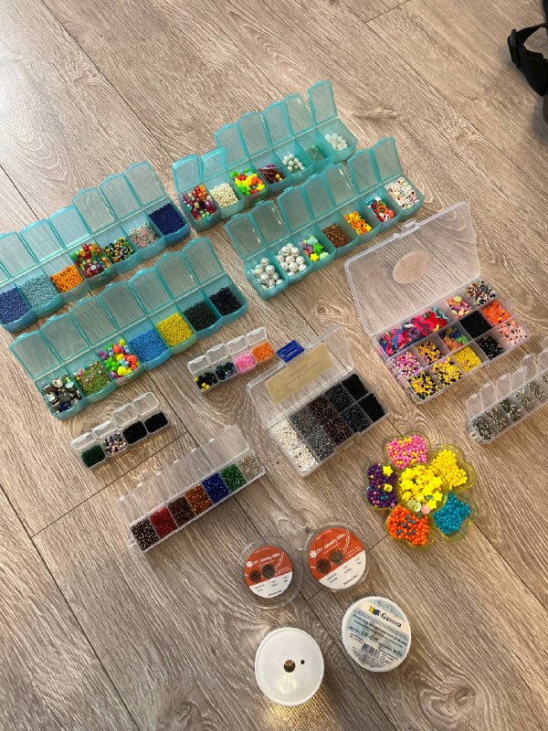 Полный набор для рукоделия с лесками и креплениями 🧵 — фото 1