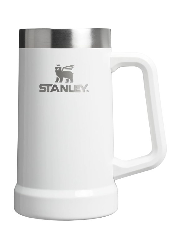 STANLEY Vacuum Stein Termos Bardak 0.7 Litre - Beyaz (Frost) | Paslanmaz Çelik - 0.7 L