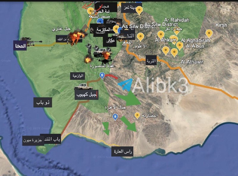 Violent skirmishes between Yemeni forces and pro-Saudi forces on the Al-Agbra front, the Al-Sharira front, the Al-Alqamah front and the Mansura and Al-Bukhara fronts.