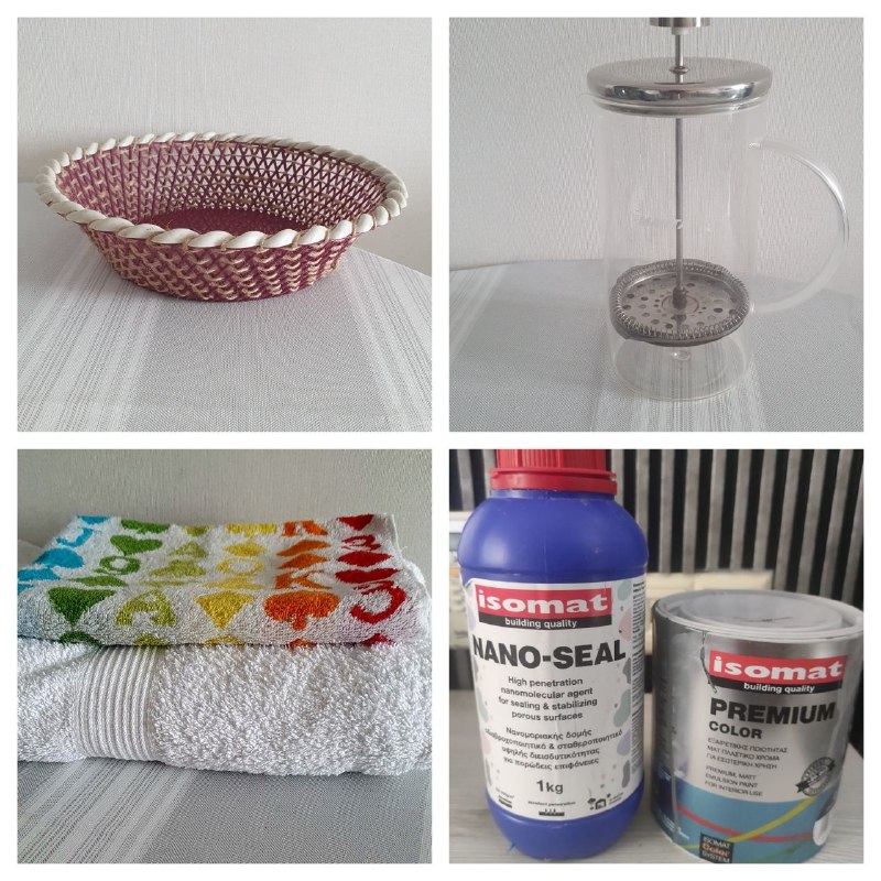 Продам ваза высота 6 см, диаметр 25 пластик и шпагат. — фото 1