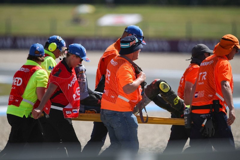 Фермин Алдегуэр выбыл из Dutch GP после перелома позвонка. По данным иностранных