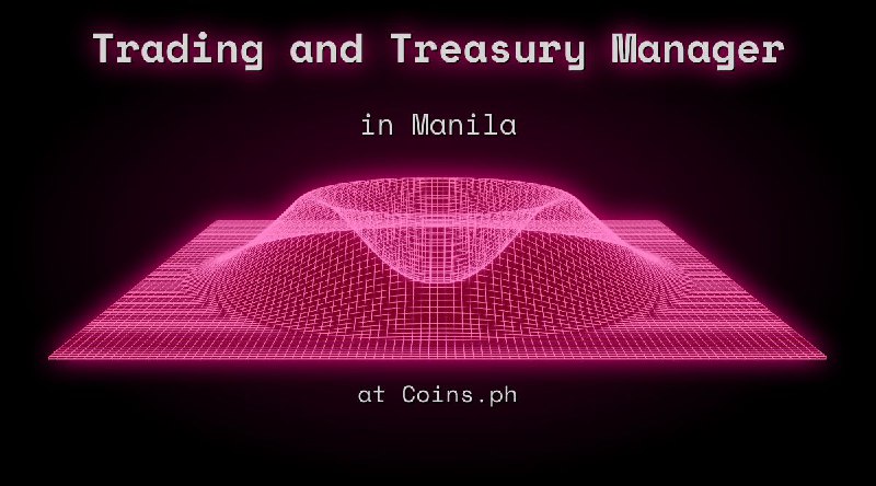 Web3 Trading and Treasury Manager in Manila at Coins.ph