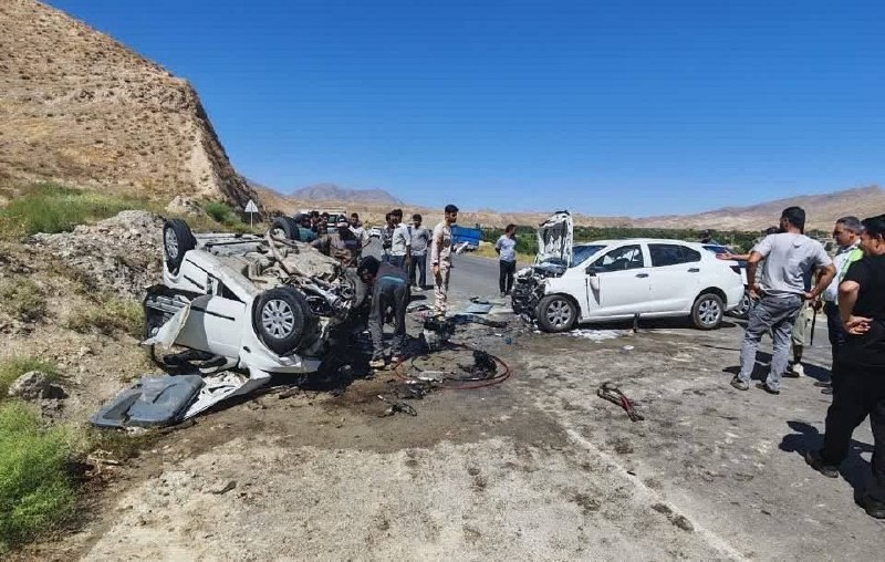 خراسان آنلاین: 💢 انحراف به چپ، جان دو راننده را در محور درگز ـ قوچان گرفتسرگرد غلامی، رئیس پلیس راه درگز-قوچان:🔴صبح امروز برخورد شاخ‌به