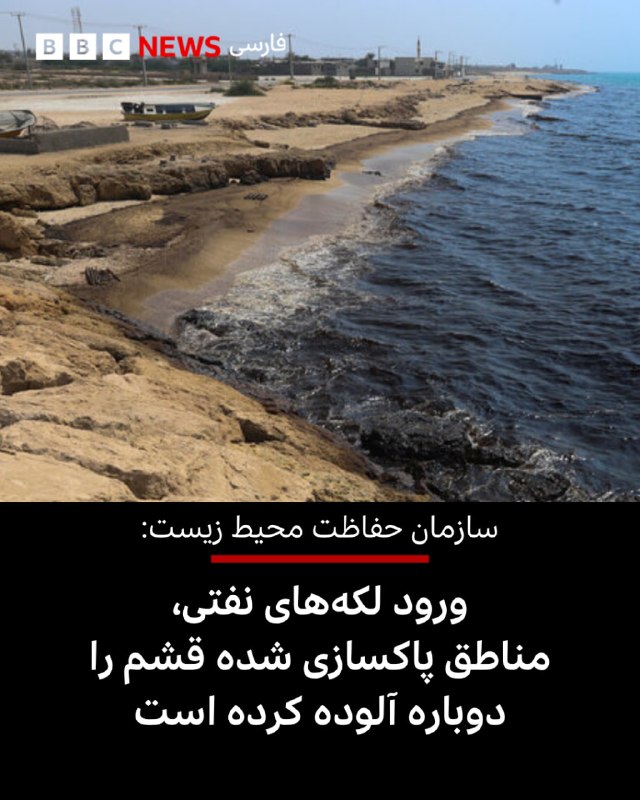 BBCPersian ✔: 🔻مدیرکل آلودگی دریایی سازمان حفاظت محیط زیست گفته است که ورود دوباره لکه‌های نفتی از دریا، برخی از مناطق پاکسازی شده را 