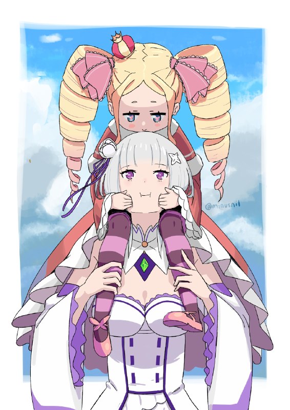AW Re:ZERO: #ReZERO#Re_ZERO#FanArt#Emilia#Beatrice#AnimWorld❄️ @AWReZERO ❄️