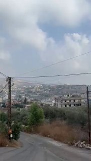 הרגע שבו מטוס הכיבוש פתח 3 פשיטות על גבהי "עלי אל-טאהר" בדרום לבנון.