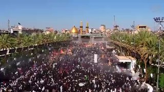 האזור שבין המקדשים הקדושים בכרבלא עמוס במנחמים