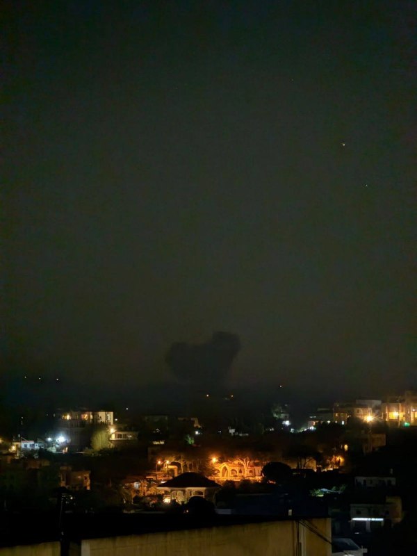 Urgent: The occupation plane launched a raid towards Nabati al-Fauka, south of Lebanon