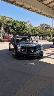 1971 Mercedes 600 fitted on a 2024 S63 AMG 😳@sochiautoparts#sochiautoparts