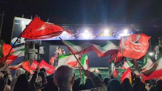 Shouts of Allahu Akbar by the people at night 222, second floor of Sadagia, Tehran
