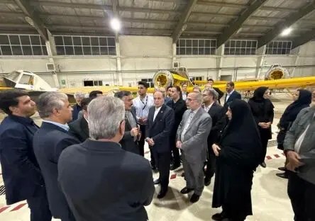 שר הג'יהאד החקלאי ביקר בשדה התעופה ובהאנגרים של חברת שירותי התעופה החקלאית המיוחדת במחוז קזווין במהלך נסיעת…
