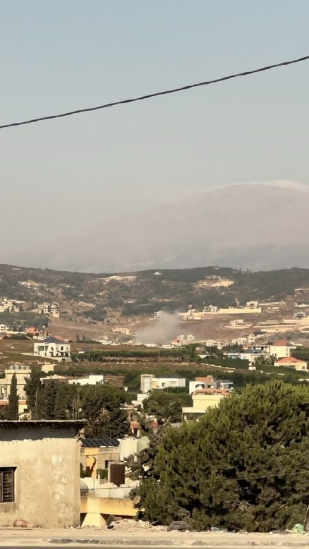 דחוף: שניים נפצעו מהפצצה אווירית של כיבוש בעיירה נבטי אל-פאוקה בדרום לבנון.