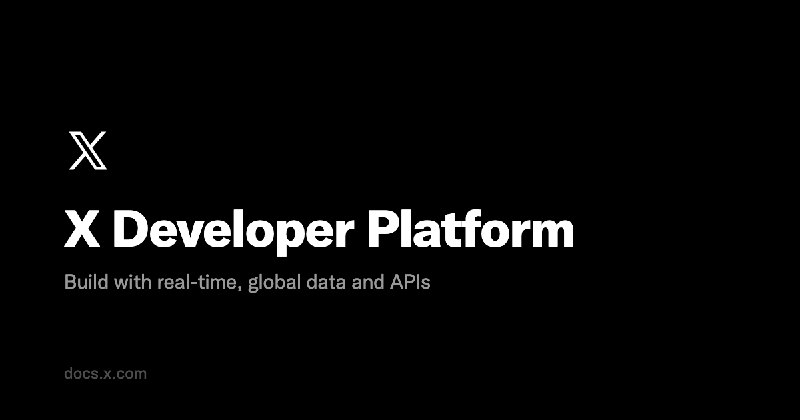 X Developer Platform - X