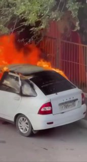 בדאגסטן, ילד בכיתה ט' הוציא ילד בן שש ממכונית בוערת בחסוויורט, תלמידת בית ספר בת 15 הבחינה בילד במכונית בוע…