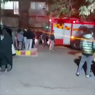 שוקה 2038Z פיצוץ במתחם המגורים שהיד קארימי, באזור דמפזשקי של תבריז. מחוז מזרח אזרבייג'ן, איראן [הודעה מאוחר…