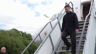 President Zelensky arrived in the UK for talks with new Prime Minister Andy Burnham.
