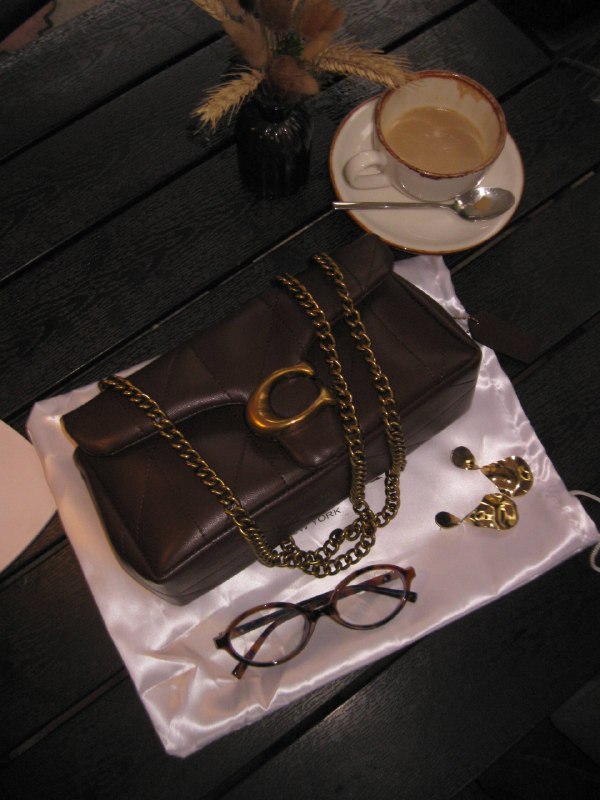 Coach Coach Coach Tabby Shoulder Bag 26 Brown with Gold Hardware, фото 14
