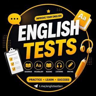 Ingiliz tilidan quiz testlar 📙