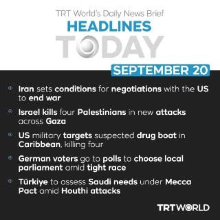 Follow our daily news roundup for Saturday, September 20