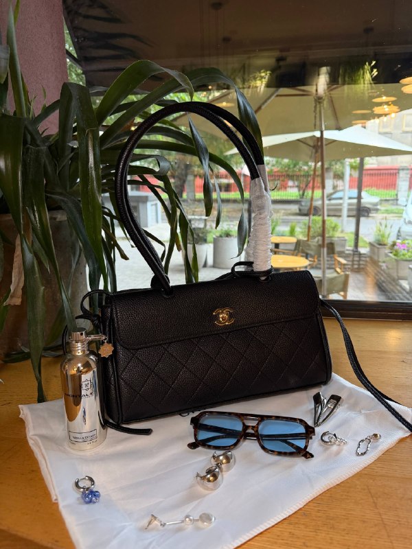 Chanel Chanel 26S "Preppy Coco" Bag Black Gold