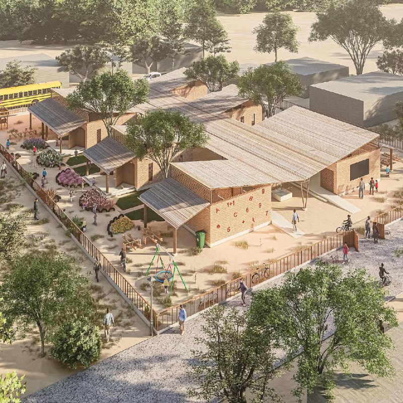 Project Spotlight Little Seeds Modular Preschools for Empowered Communities st Place By Little Seeds is a early childhood center designed to grow w... - изображение 1 - for, little, seeds