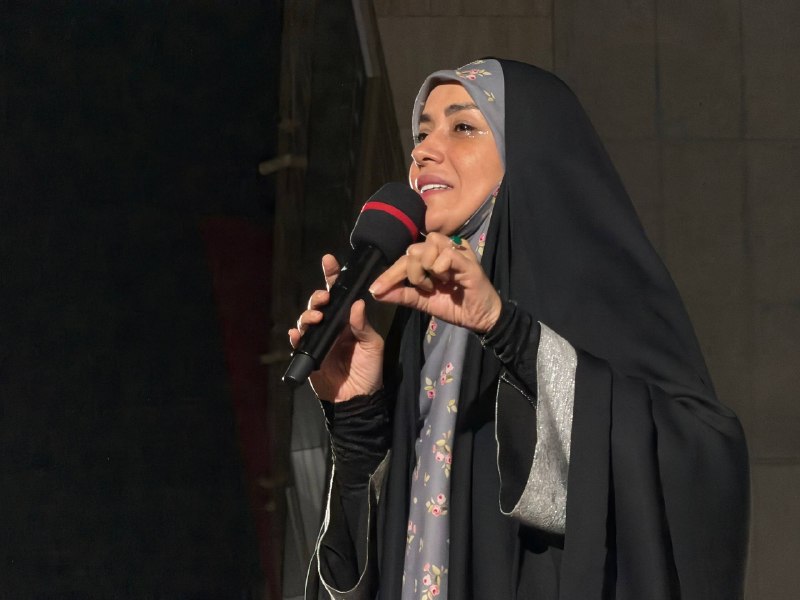 پایگاه خبری حاجت: ✨حضور الهام چرخنده در مراسم تجدید بیعت با امام زمان (ع)@hajat_ir✨حضور الهام چرخنده در مراسم تجدید بیعت با امام زمان (ع)@