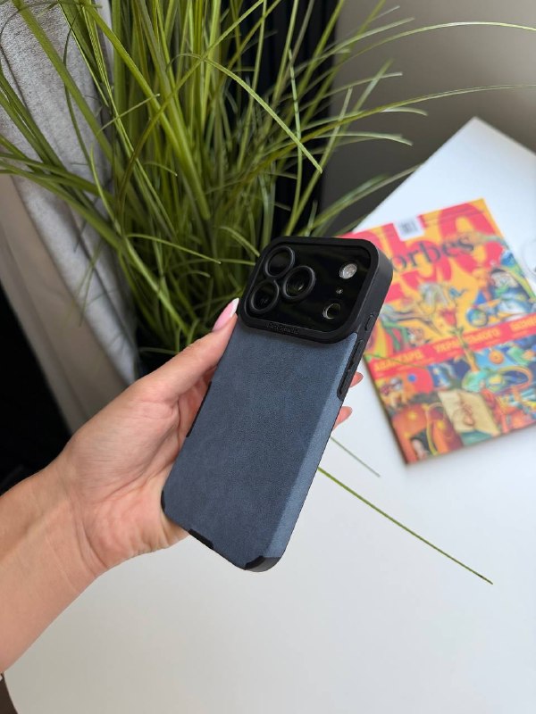 📱Чохли Чохол iPhone Blue Замша, фото 2