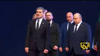 נשיא גאורגיה חלק כבוד לגופת נשיא איראן
