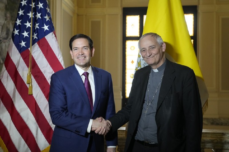 Vatican could be a venue for Russia-Ukraine talks, Rubio says, after pope renews an offer to help