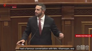 רובן רוביניאן, יושב ראש הפרלמנט הארמני: