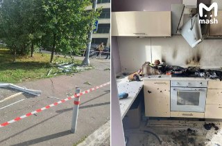 Кот взорвал квартиру в подмосковном Одинцово, пока хозяев не было дома. Взрыв прогремел сегодня утром в многоэтажке на улице Белорусской. На 19 этаже выбило остекление, повредило балкон и разрушило перегородку между тамбуром и квартирой. Открытого огня к п