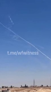 ️🇯🇴🇮🇷 צילומים נוספים מציגים הגנות אוויריות הפועלות מעל בסיס האוויר מופאק סלטי בירדן.