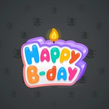 B-Day Candle #104