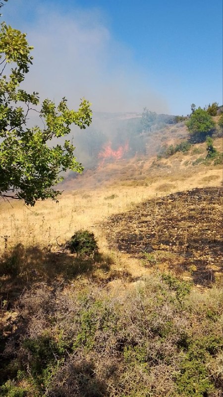 🚨 שבויים ישראלים הפילו חומרי בעירה בהר עין אל-תינה בבקעה
