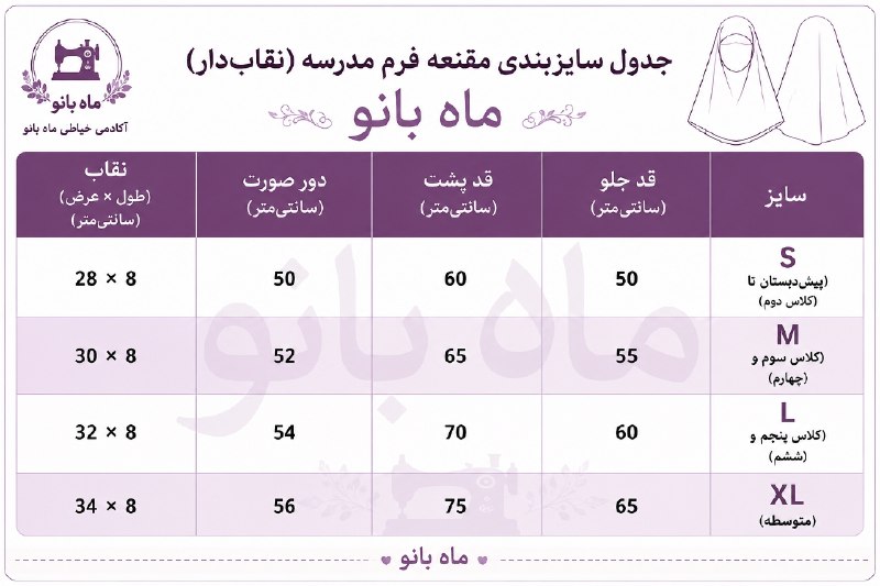 آموزش خیاطی ✂️امیره اناری👑🧿: جدول👆🏽👆🏽👆🏽👆🏽